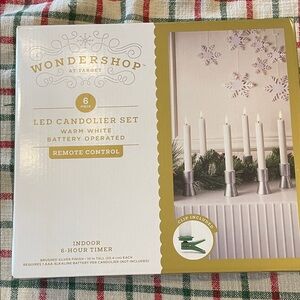 FREE with bundle white Candle set NWT  candolier